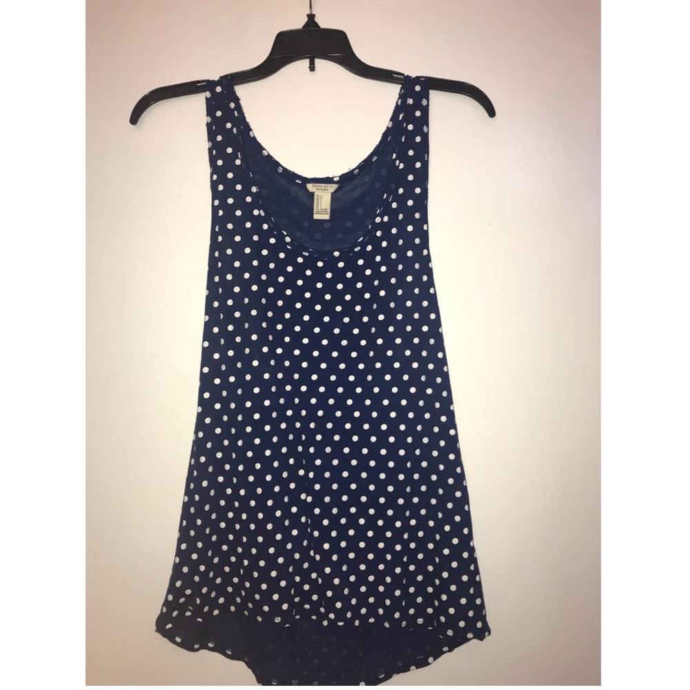 Blue Polka Dot Shirt